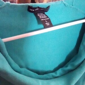 New York & Company Teal Mini Dress